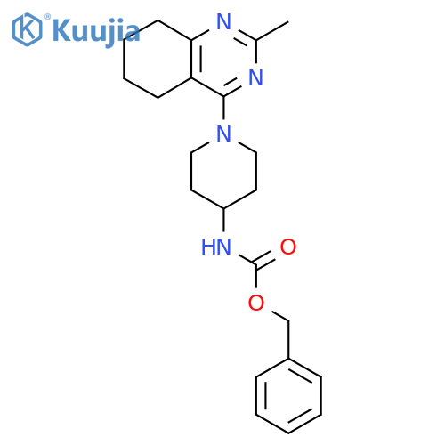benzyl N-[1-(2-methyl-5,6,7,8-tetrahydroquinazolin-4-yl)piperidin-4-yl]carbamate structure