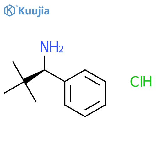 (R)-2,2-Dimethyl-1-phenylpropan-1-amine hydrochloride structure