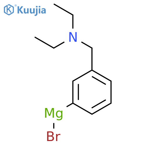 Magnesium, bromo[3-[(diethylamino)methyl]phenyl]- structure