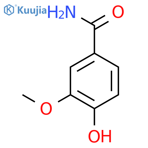 Benzamide, 4-hydroxy-3-methoxy- structure