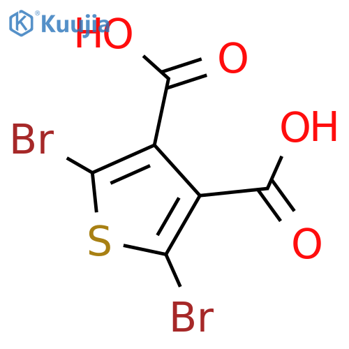 dibromothiophene-3,4-dicarboxylic acid structure