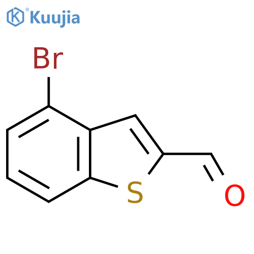 4-Bromo-1-benzothiophene-2-carbaldehyde structure