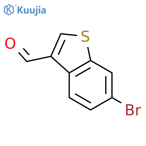 6-Bromobenzo[b]thiophene-3-carbaldehyde structure