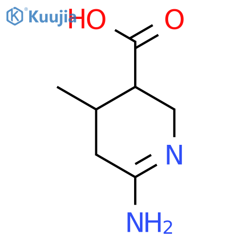 3-Pyridinecarboxylicacid, 6-amino-2,3,4,5-tetrahydro-4-methyl- structure