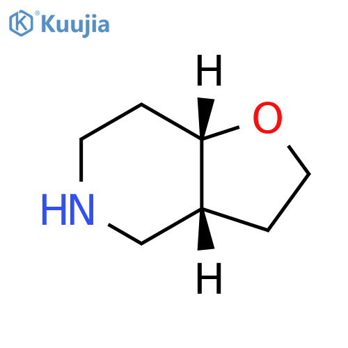 rac-(3aR,7aS)-octahydrofuro3,2-cpyridine structure
