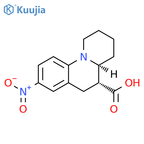 rac-(4aR,5S)-8-nitro-1H,2H,3H,4H,4aH,5H,6H-pyrido1,2-aquinoline-5-carboxylic acid structure