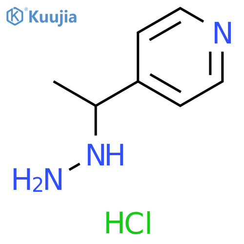 4-(1-Hydrazinoethyl)pyridine dihydrochloride structure