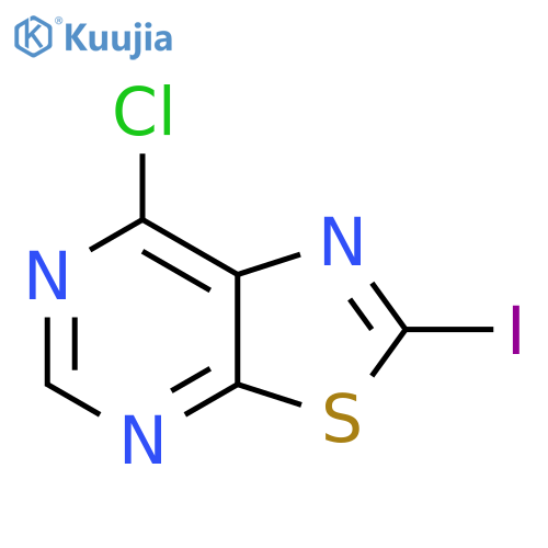7-chloro-2-iodo-1,3thiazolo5,4-dpyrimidine structure