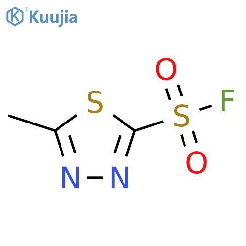 5-Methyl-1,3,4-thiadiazole-2-sulfonyl fluoride structure
