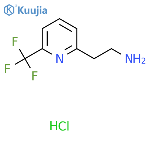 2-(6-Trifluoromethyl)pyridin-2-yl)ethan-1-amine hydrochloride structure
