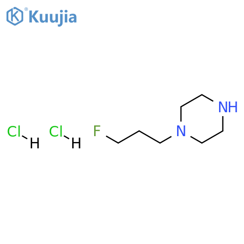 1-(3-fluoropropyl)piperazine dihydrochloride structure