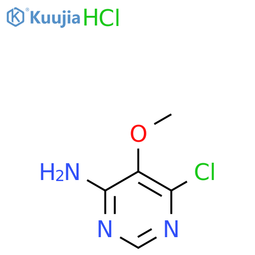 6-Chloro-5-methoxypyrimidin-4-amine hydrochloride structure