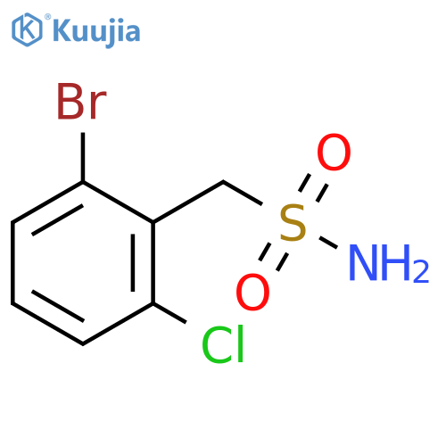 (2-bromo-6-chlorophenyl)methanesulfonamide structure