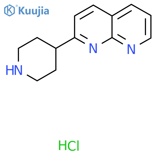 2-(Piperidin-4-yl)-1,8-naphthyridine hydrochloride structure