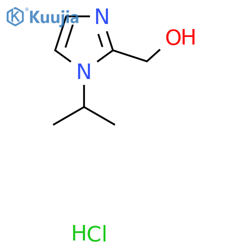 1-(propan-2-yl)-1H-imidazol-2-ylmethanol hydrochloride structure