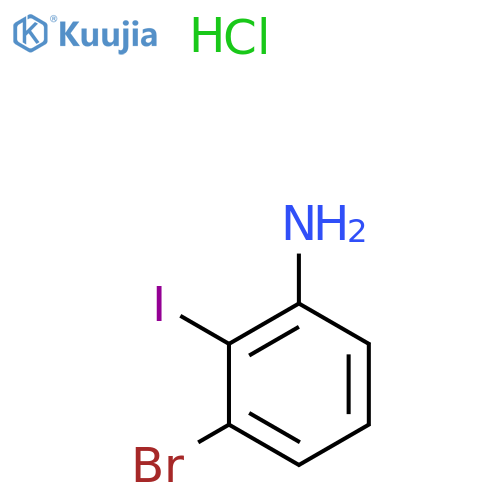 3-Bromo-2-iodoaniline hydrochloride structure