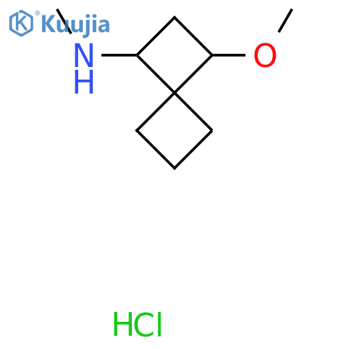 3-methoxy-N-methylspiro3.3heptan-1-amine hydrochloride structure
