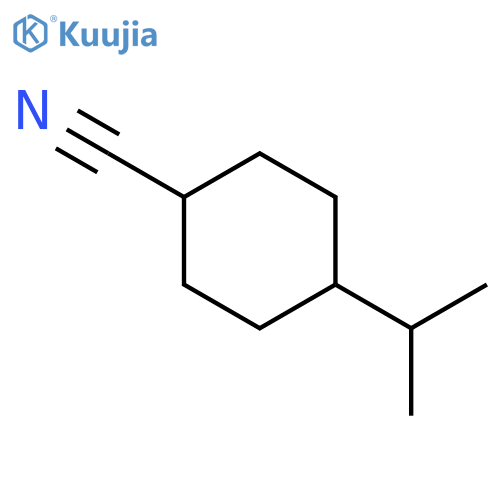 4-(propan-2-yl)cyclohexane-1-carbonitrile structure