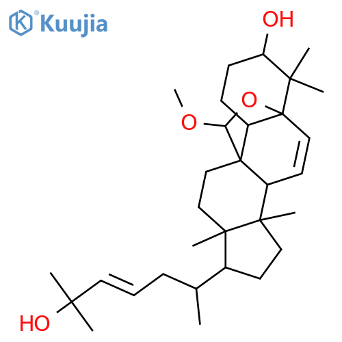 5,19-Epoxycucurbita-6,23-diene-3,19,25-triol; (3β,5β,19S,23E)-form, 19-Me ether structure