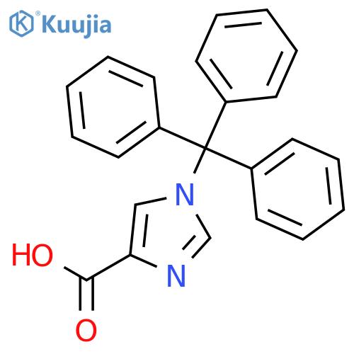 1-Trityl-1H-imidazole-4-carboxylic acid structure