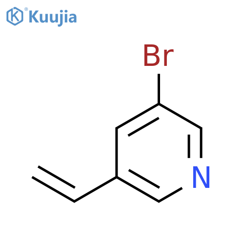 3-bromo-5-ethenylpyridine structure