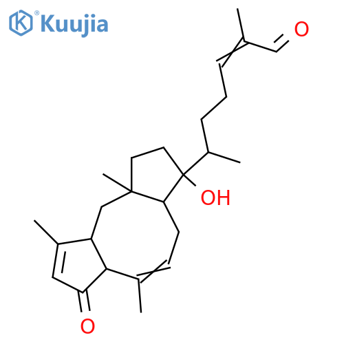 Ophiobolin C; 6-Epimer, 14α-hydroxy, 3-deoxy, 3,4-didehydro structure