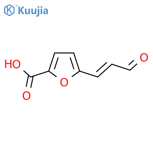 5-(1E)-3-oxoprop-1-en-1-ylfuran-2-carboxylic acid structure