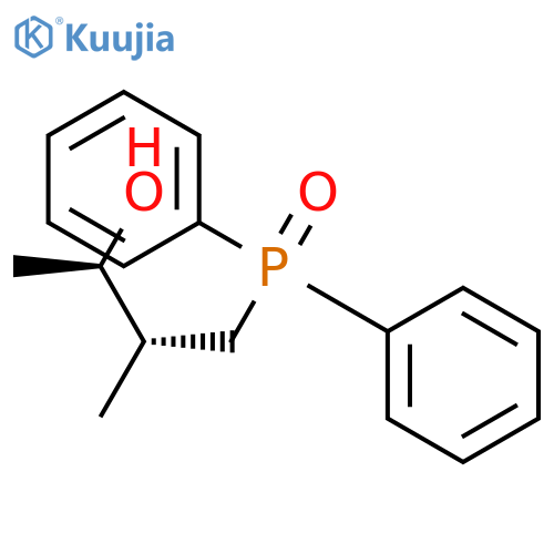 2-Butanol, 4-(diphenylphosphinyl)-3-methyl-, (2R,3R)- structure