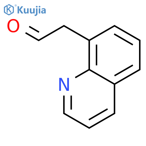 2-(quinolin-8-yl)acetaldehyde structure