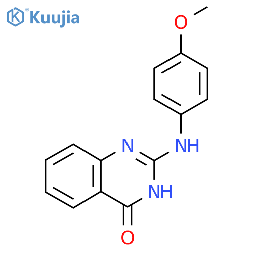 2-(4-methoxyanilino)-1H-quinazolin-4-one structure