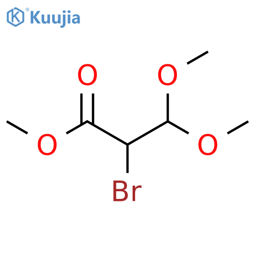 Methyl 2-bromo-3,3-dimethoxypropanoate structure