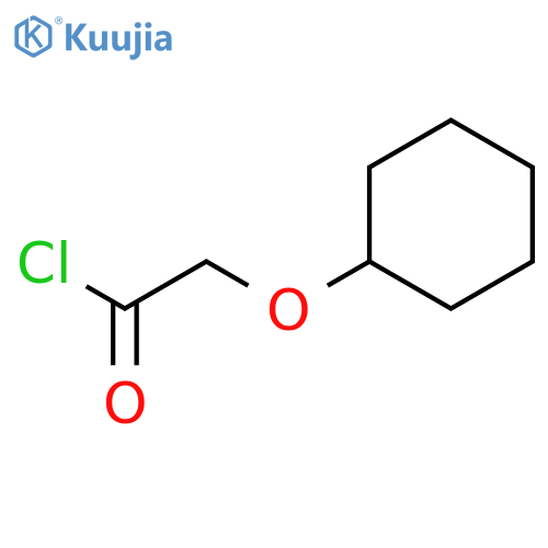 Acetyl chloride, (cyclohexyloxy)- structure