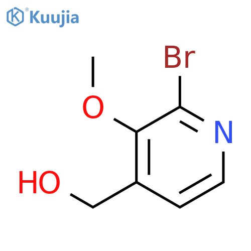 4-PYRIDINEMETHANOL, 2-BROMO-3-METHOXY- structure