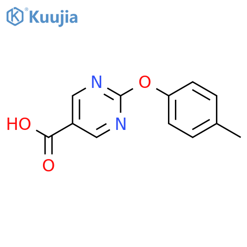 2-(P-tolyloxy)pyrimidine-5-carboxylic acid structure