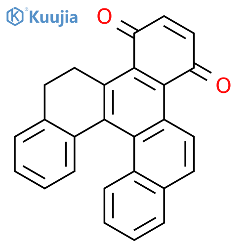 NAPHTHO[1,2-G]CHRYSENE-3,6-DIONE, 1,2-DIHYDRO- structure