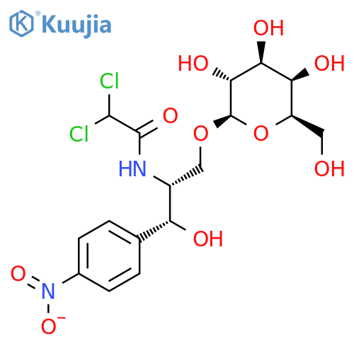 Chloramphenicol 1-O-b-D-galactopyranoside structure