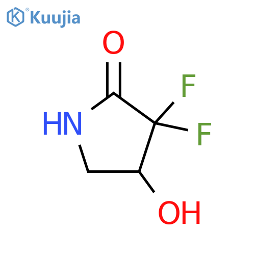 3,3-difluoro-4-hydroxypyrrolidin-2-one structure