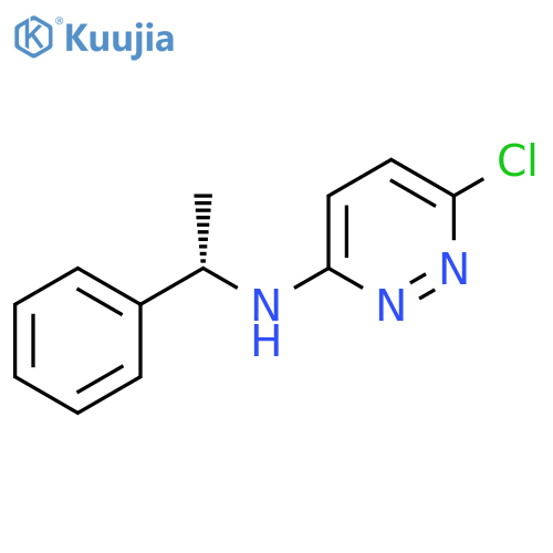 (S)-6-Chloro-N-(1-phenylethyl)pyridazin-3-amine structure