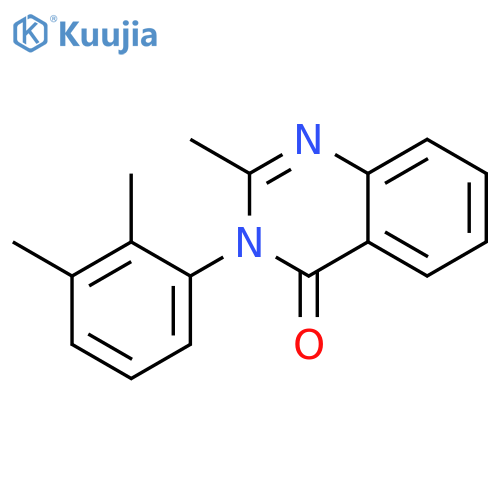 4(3H)-Quinazolinone, 2-methyl-3-(2,3-xylyl)- structure