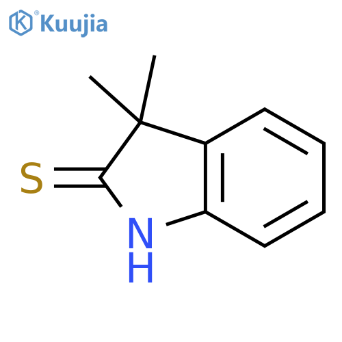 3,3-Dimethyl-1,3-dihydro-indole-2-thione structure