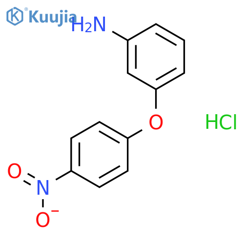3-(4-Nitrophenoxy)aniline hydrochloride structure