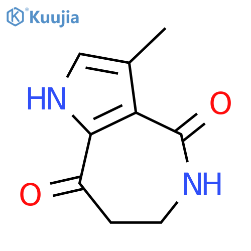 Pyrrolo[3,2-c]azepine-4,8(1H,5H)-dione,6,7-dihydro-3-methyl- structure