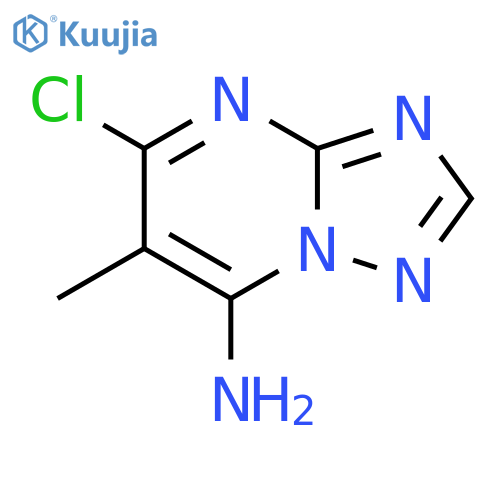 5-chloro-6-methyl-1,2,4triazolo1,5-apyrimidin-7-amine structure