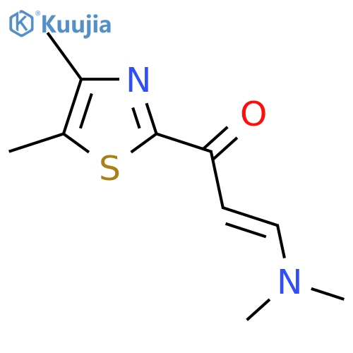 1-(dimethyl-1,3-thiazol-2-yl)-3-(dimethylamino)prop-2-en-1-one structure