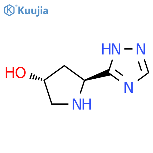(3S,5R)-5-(4H-1,2,4-triazol-3-yl)pyrrolidin-3-ol structure