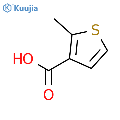 2-Methylthiophene-3-carboxylic acid structure