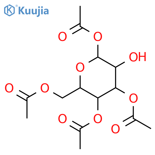 1,3,4,6-Tetra-O-acetyl-α-D-galactopyranose structure