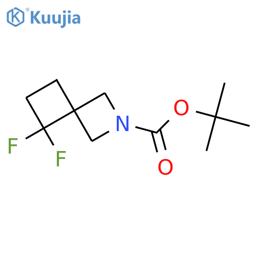 tert-butyl 5,5-difluoro-2-azaspiro[3.3]heptane-2-carboxylate structure