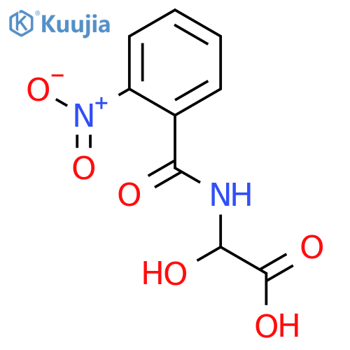 Acetic acid,hydroxy[(2-nitrobenzoyl)amino]- (9CI) structure