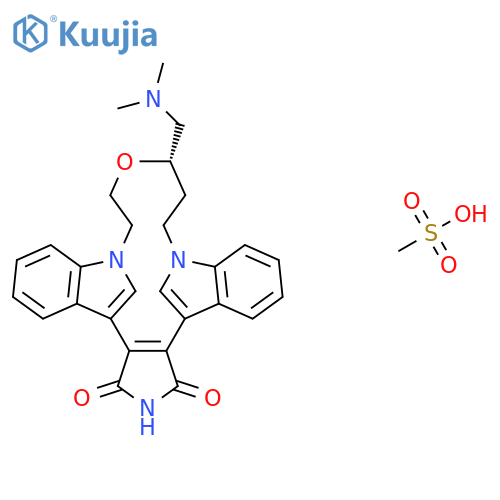 Ruboxistaurin mesylate structure